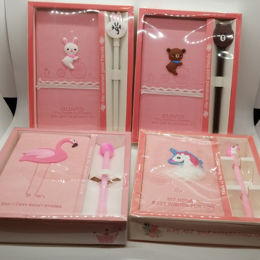 4 sets of gift notebooks / Journal